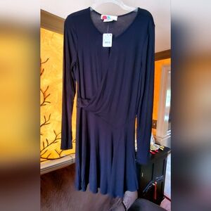 Free People Beach Collection Black Dress size Large